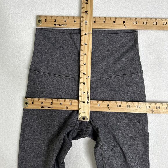 Lululemon Women's 4 Wunder Under Crop (High-Rise) Luxtreme 21" Heathered Black - Picture 5 of 6